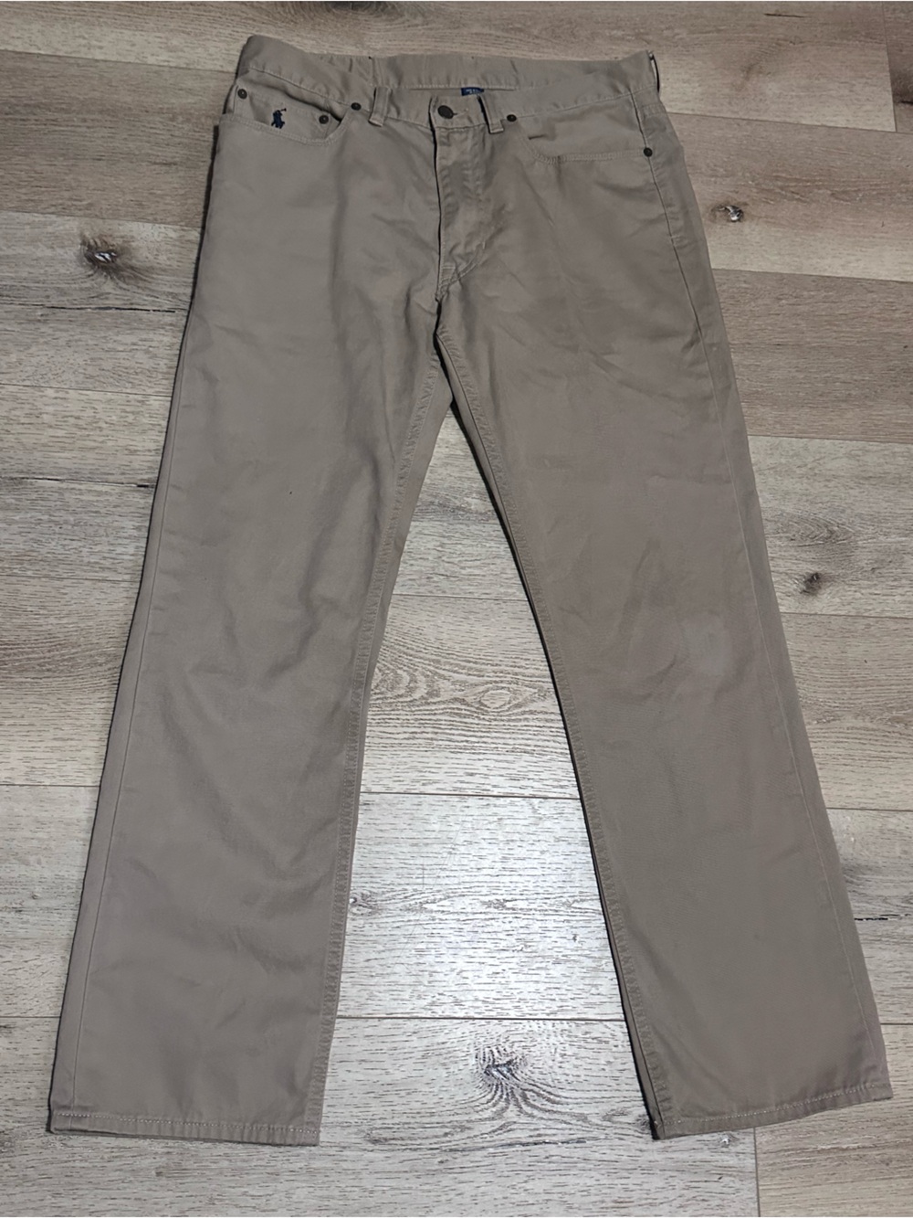 Men's Polo Ralph Lauren Khaki Straight-Leg Pants